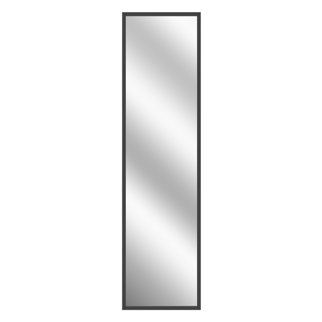 Lustro Juno czarne 32 x 122 cm