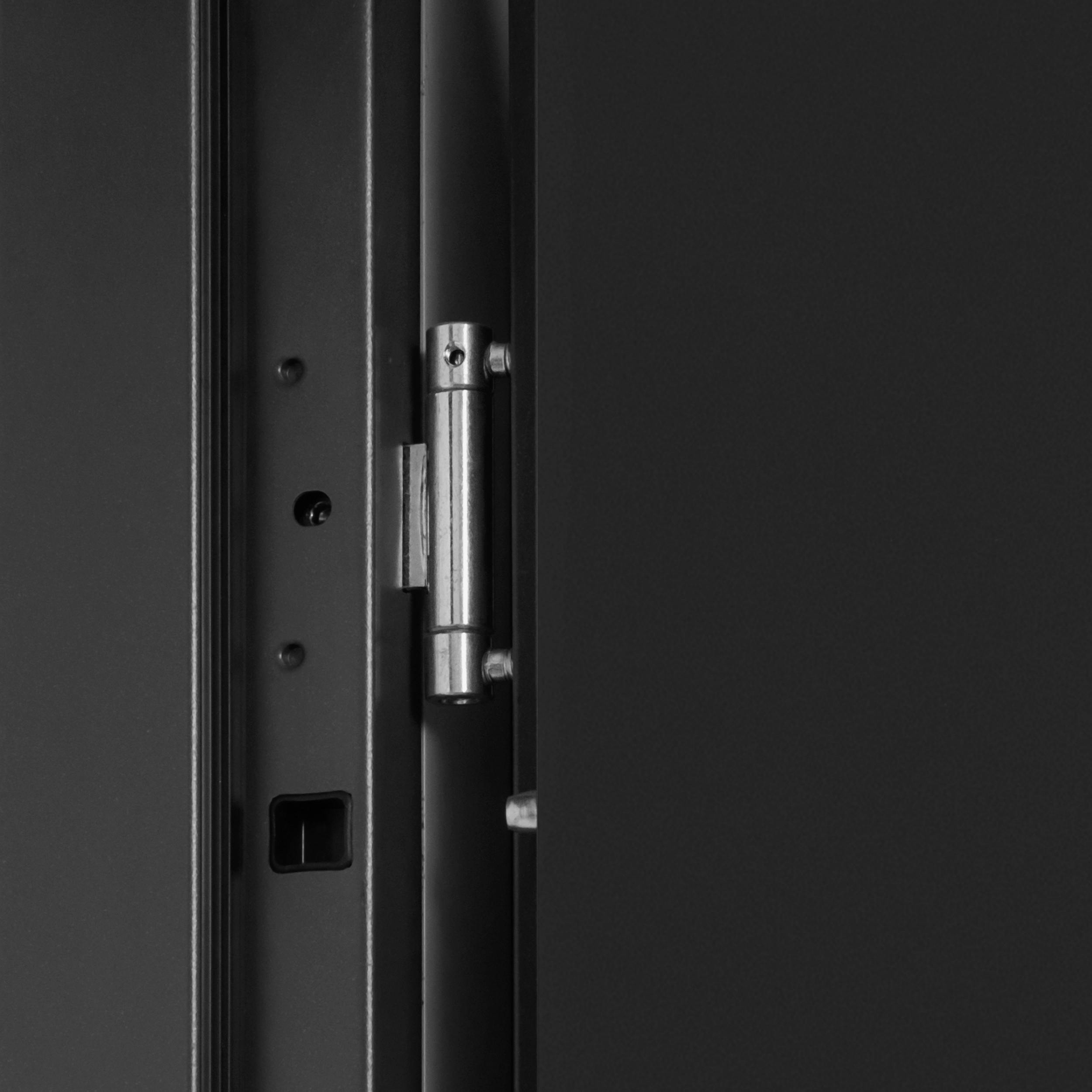 Drzwi stalowe zewnętrzne wejściowe Hawr antracytowe 90 prawe - 2