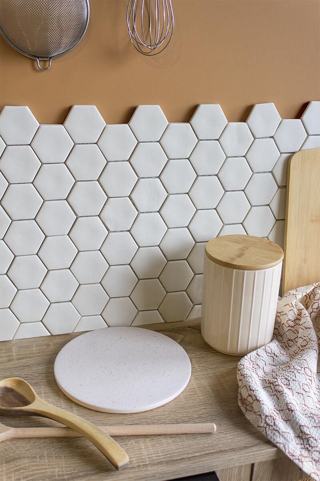 Dessous de plat céramique beige moucheté BOX & BEYOND