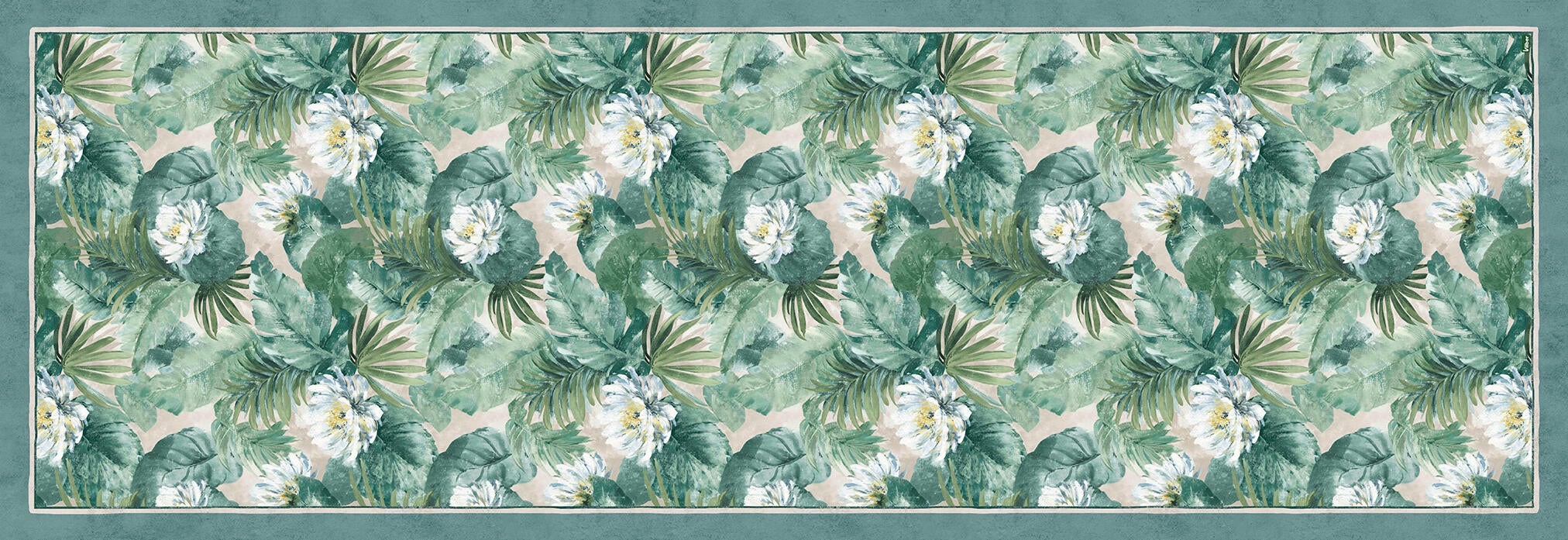Alfombra de vinilo nassau verde 78x225 cm