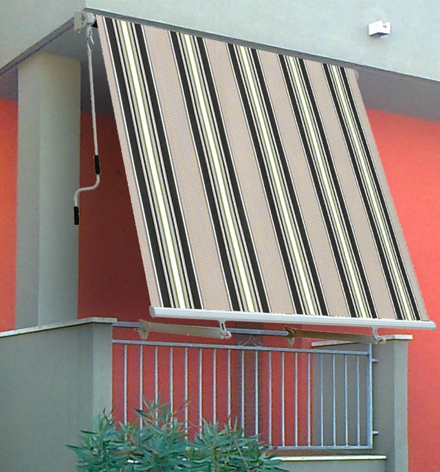 Tende da sole a bracci, L 2.45 x 2.45 m, in poliestere