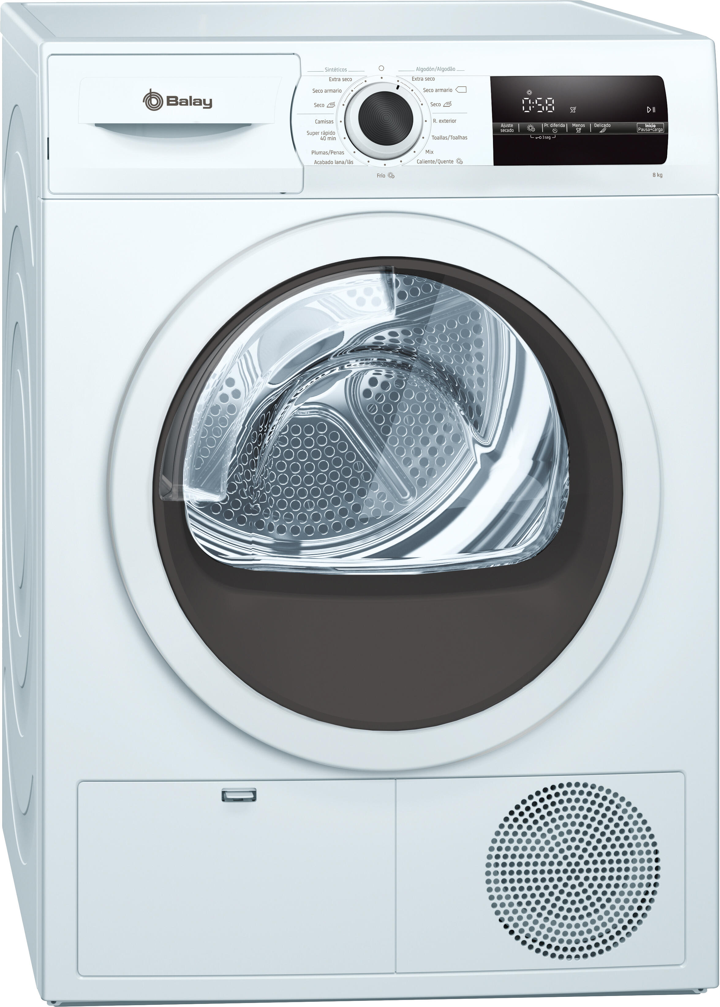 Secadora BALAY 3SB581B Blanco 8kg De Capacidad Clase A Leroy Merlin secadora-balay-3sb581b-blanco-8kg-de-capacidad-clase-a-leroy-merlin