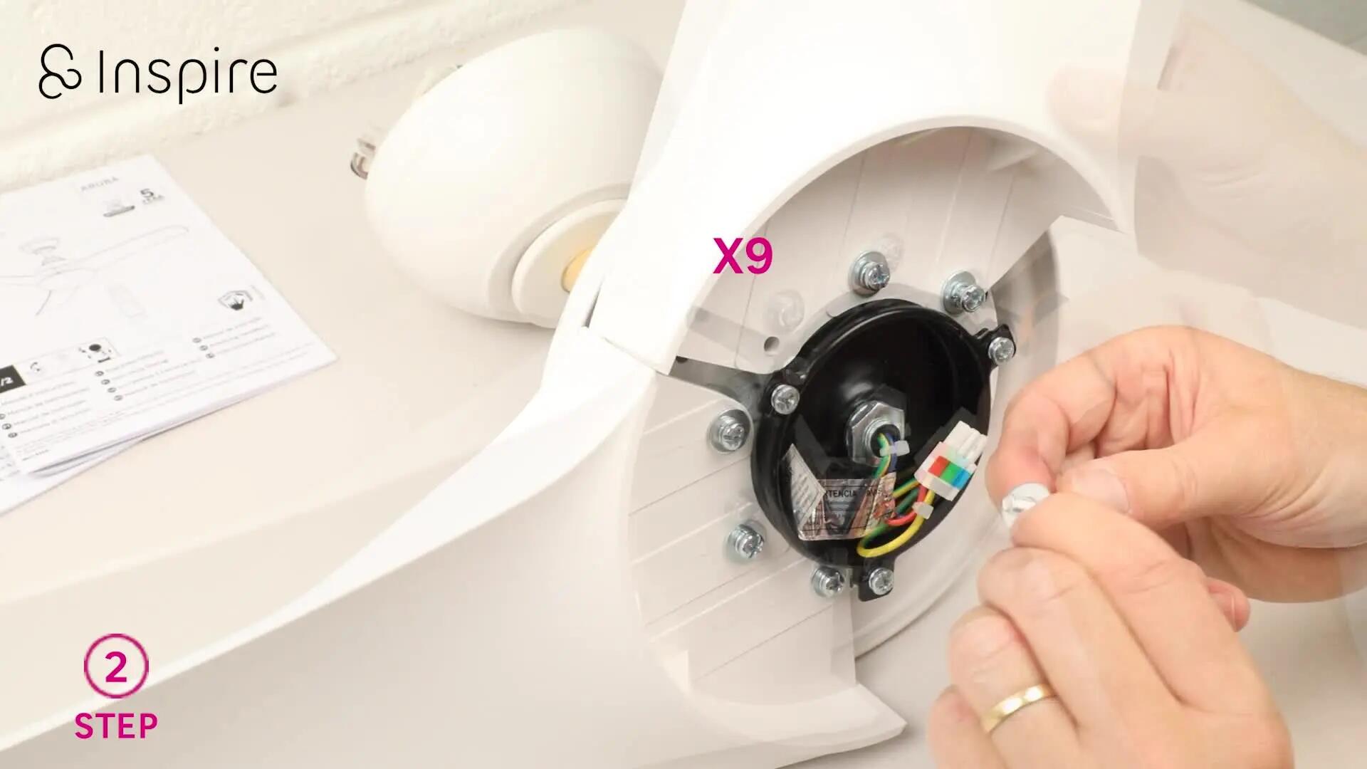 Aprenda a instalar el ventilador de techo Aruba