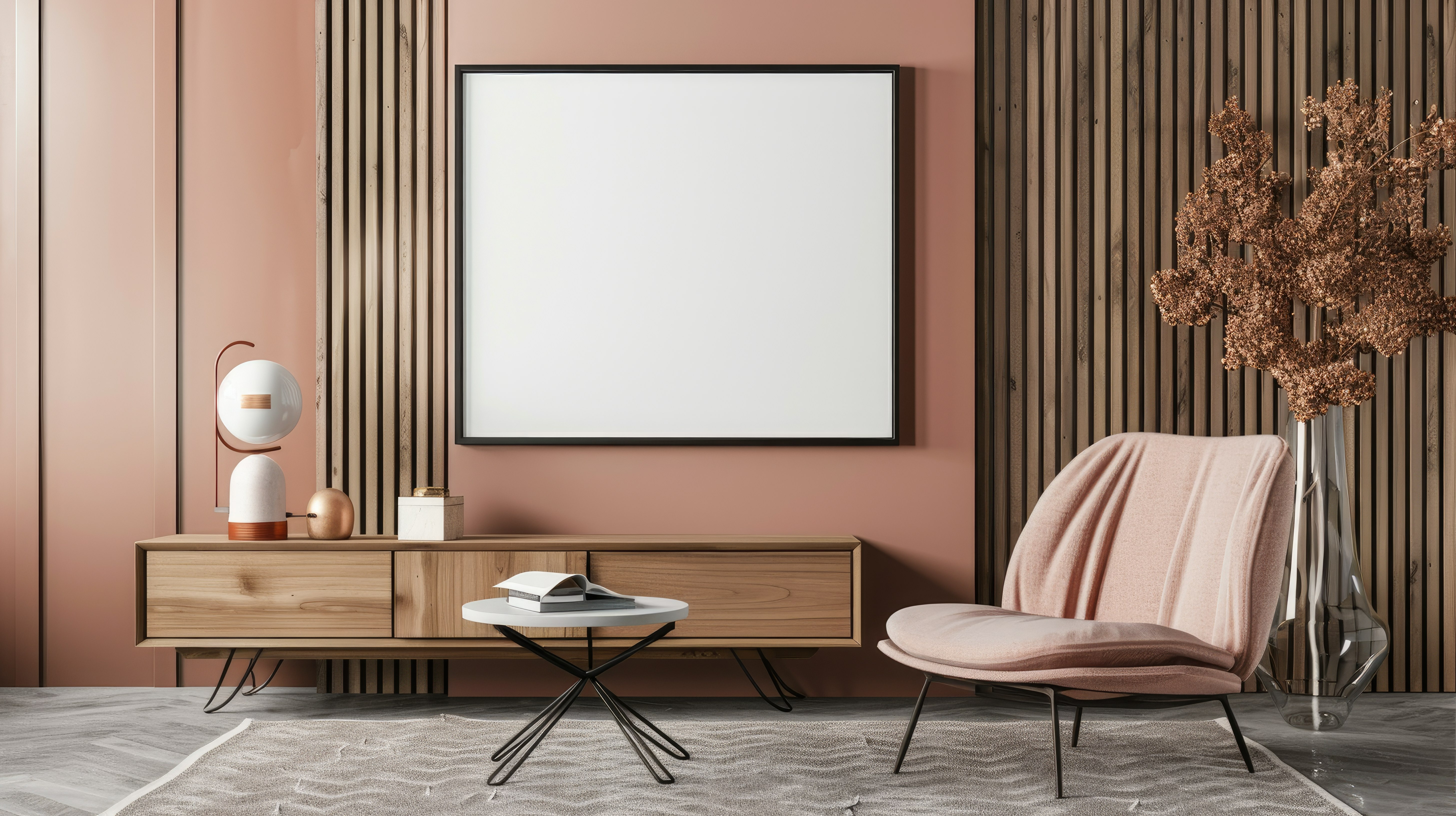 Panele ścienne 3D Lamele na filcu Natural Dąb 270x28.5 cm 7 lameli Indavo - 3