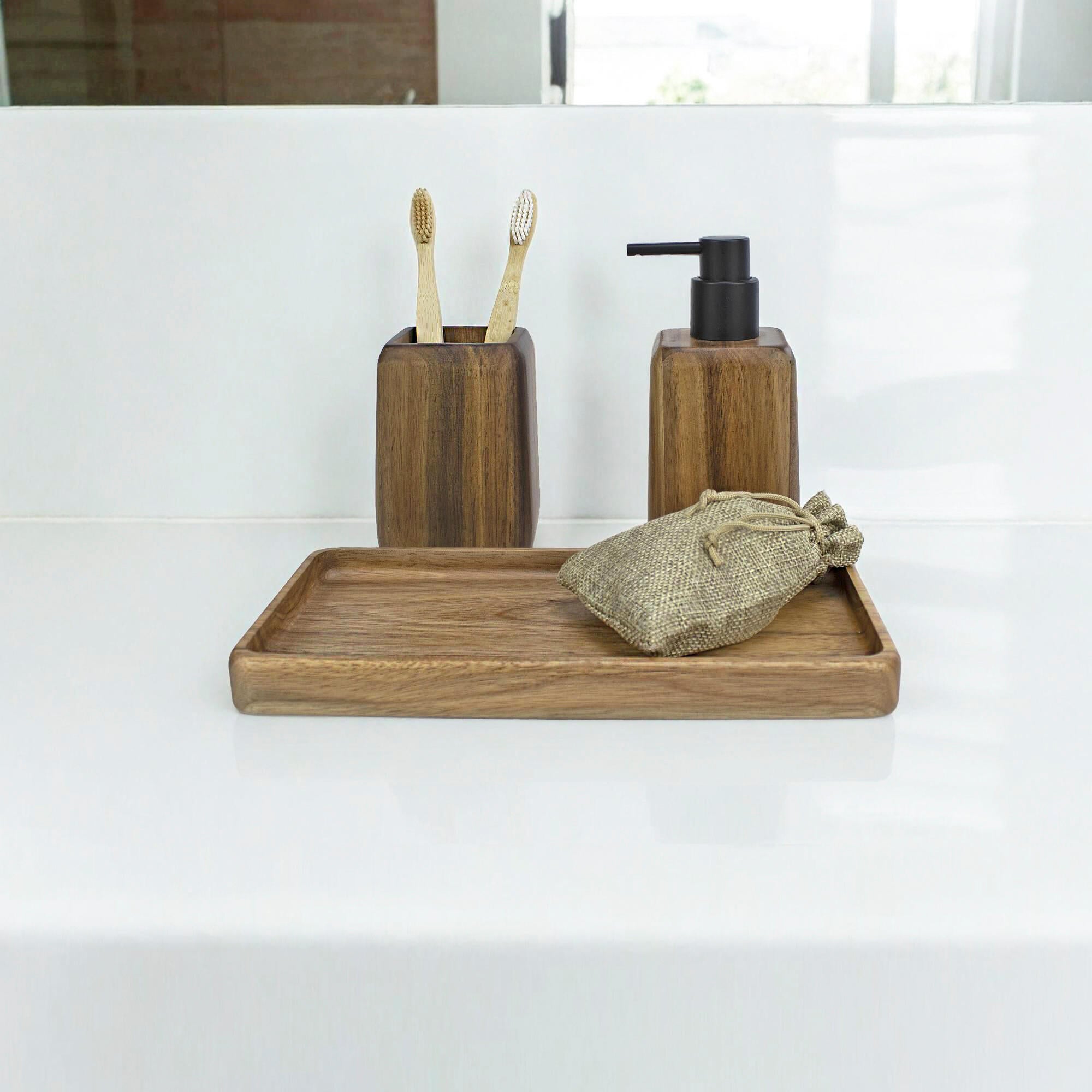 Bandeja pongo todo Boira madera 24x2 cm - 5