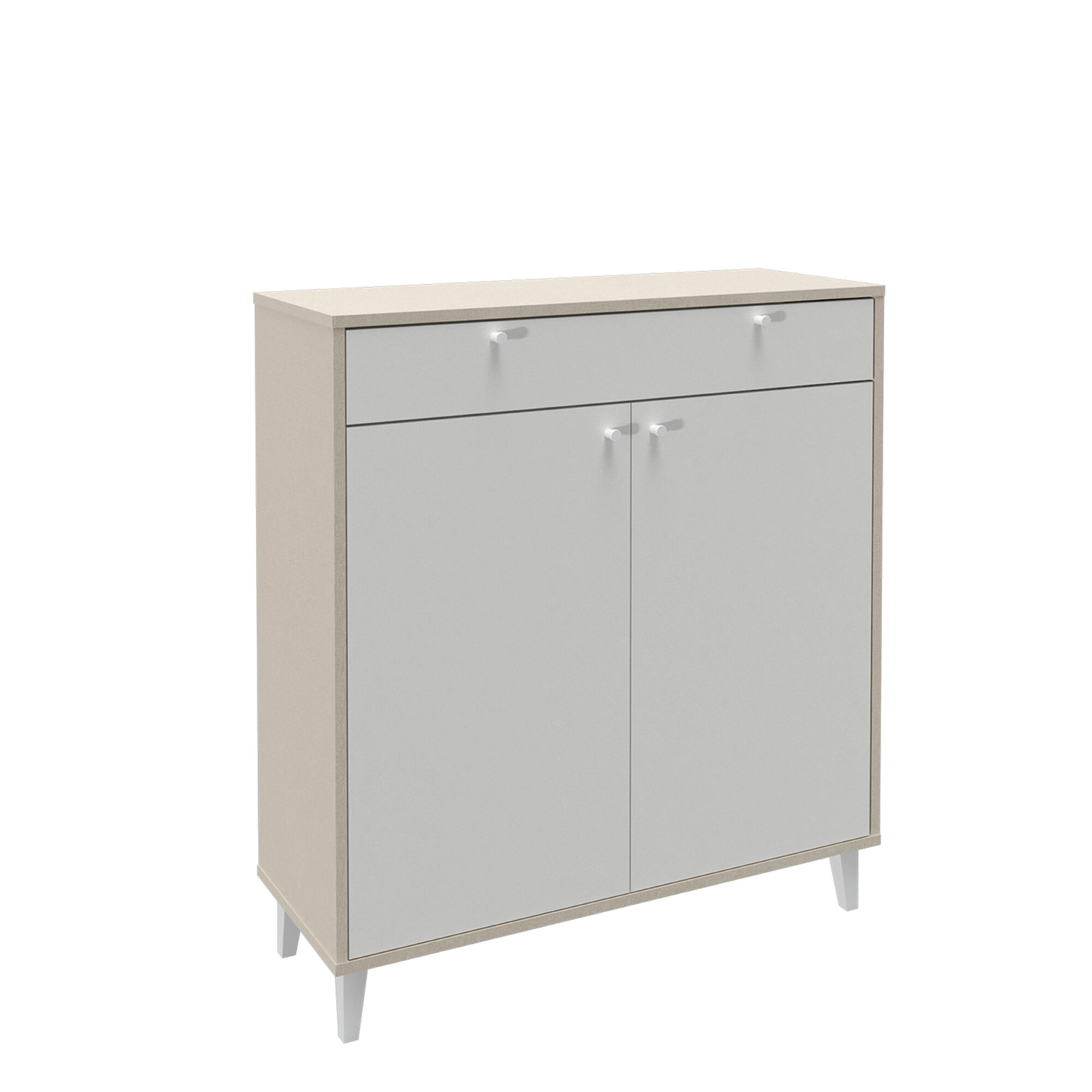 Zapatero arad para 12 pares de 90x98x36 cm blanco