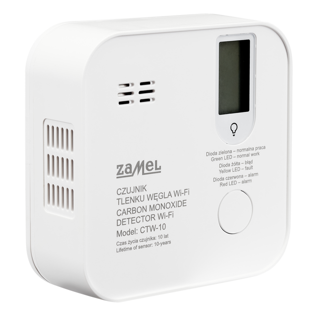 Czujnik czadu bateryjny WiFi Tuya CTW-10
