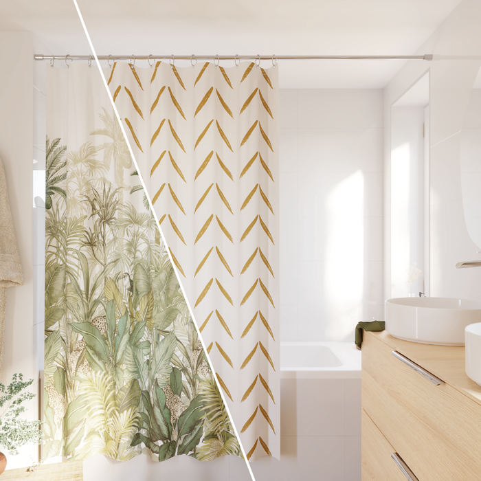 presentation rideaux douche gamme pattern sensea