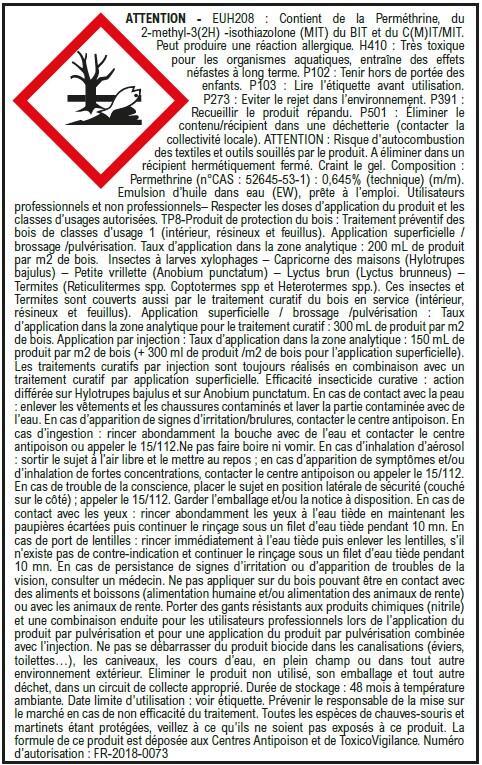 Traitement bois poutres et charpentes intérieures 5 L - FLEXELL - 2