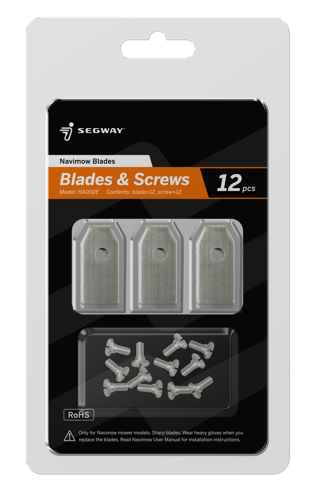 Kit de 12 lames pour robot tondeuse SEGWAY