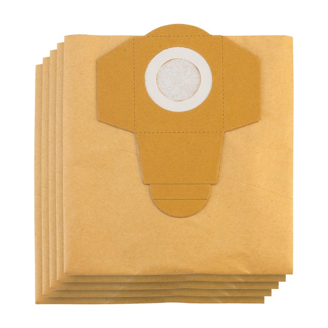 Conjunto de 5 sacos de papel para aspirador 30 L Einhell