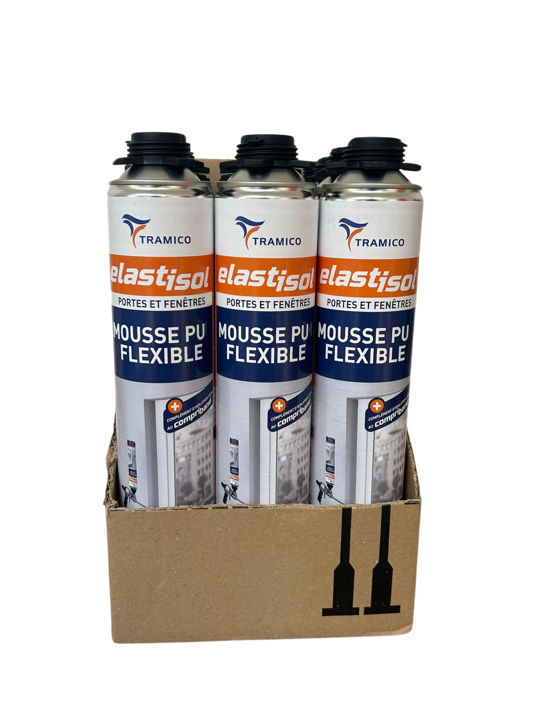 MOUSSE PU FLEXIBLE ELASTISOL 750 ML - 4