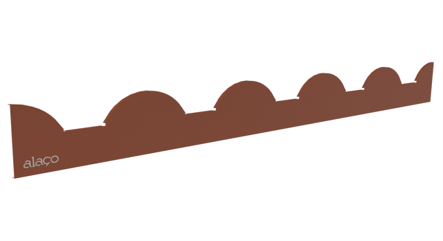 TOPO FRONTAL PAINEL SANDWICH IMITAÇÃO TELHA 1M