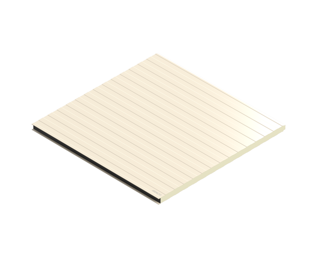 PAINEL SANDWICH FACHADA 40MM 3X1M BRANCO