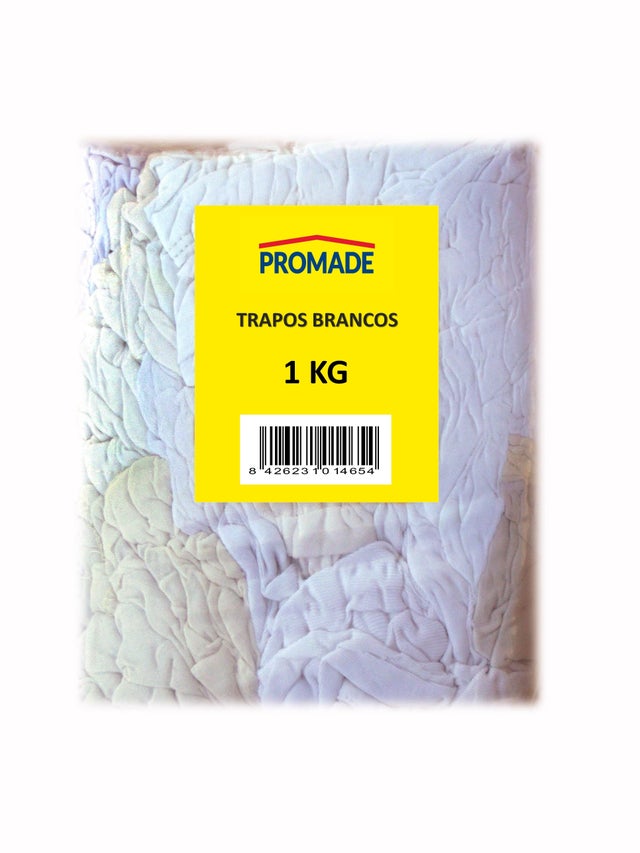 LOTE DE PANOS BRANCOS DE 1KG