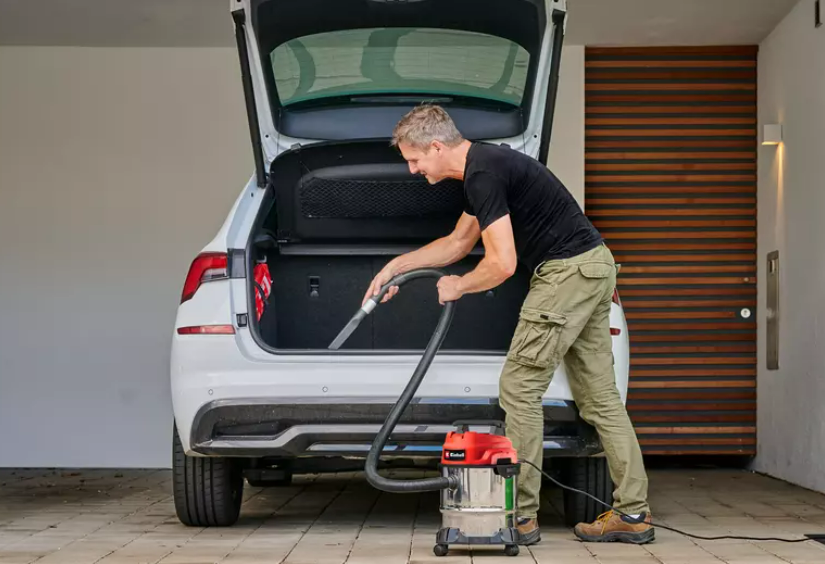 Aspirador a seco e húmido inox 1250 W Einhell TC-VC 1812/1S - 9