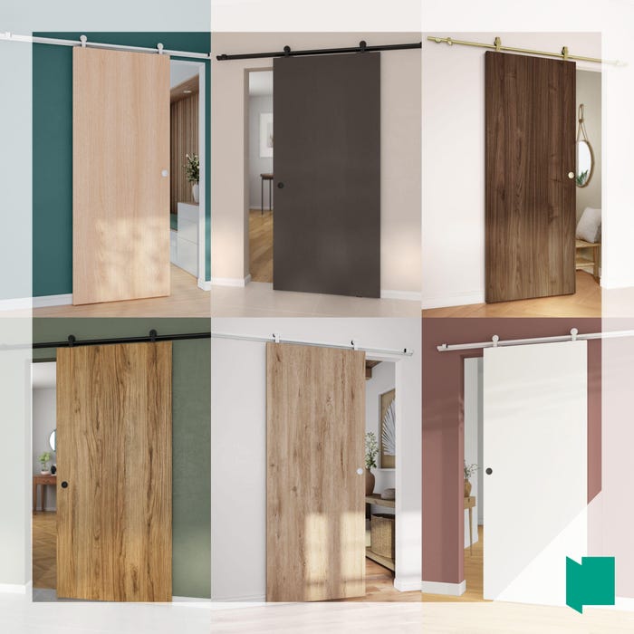 fotografie cu diferite culori ale ușilor glisante LIA