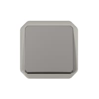 PULSADOR NEW PLEXO COMPONIBLE GRIS - 1