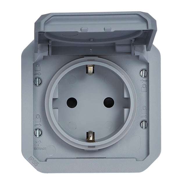 SCHUKO NEW PLEXO COMPONIBLE GRIS