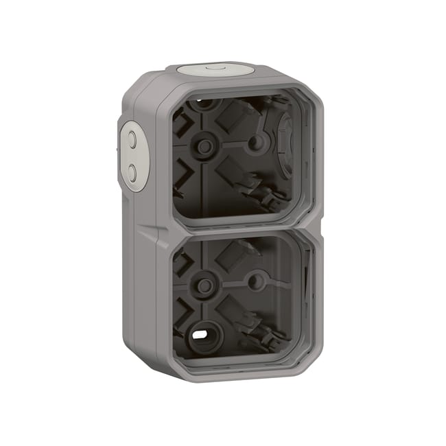 CAJA DOBLE SUPERFICIE NEW PLEXO COMPONIBLE - 1