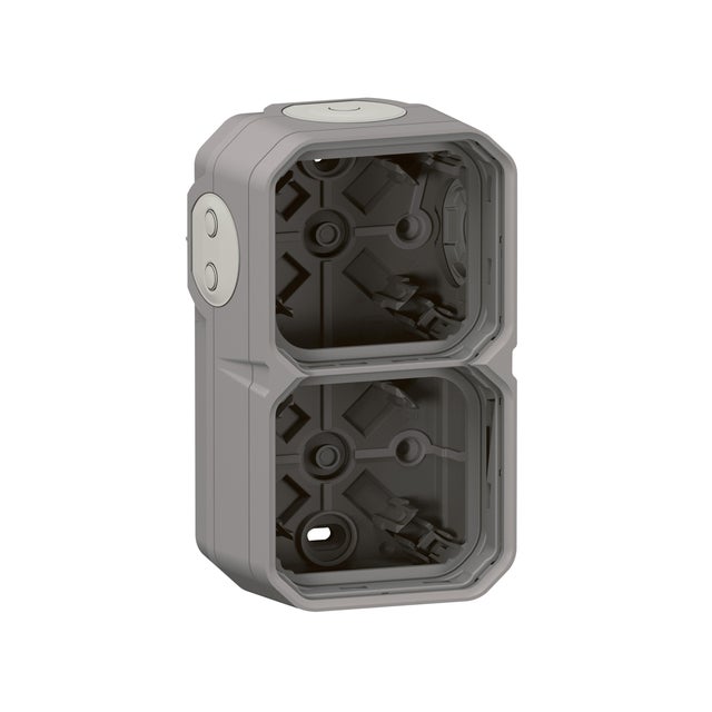 CAJA DOBLE SUPERFICIE NEW PLEXO COMPONIBLE