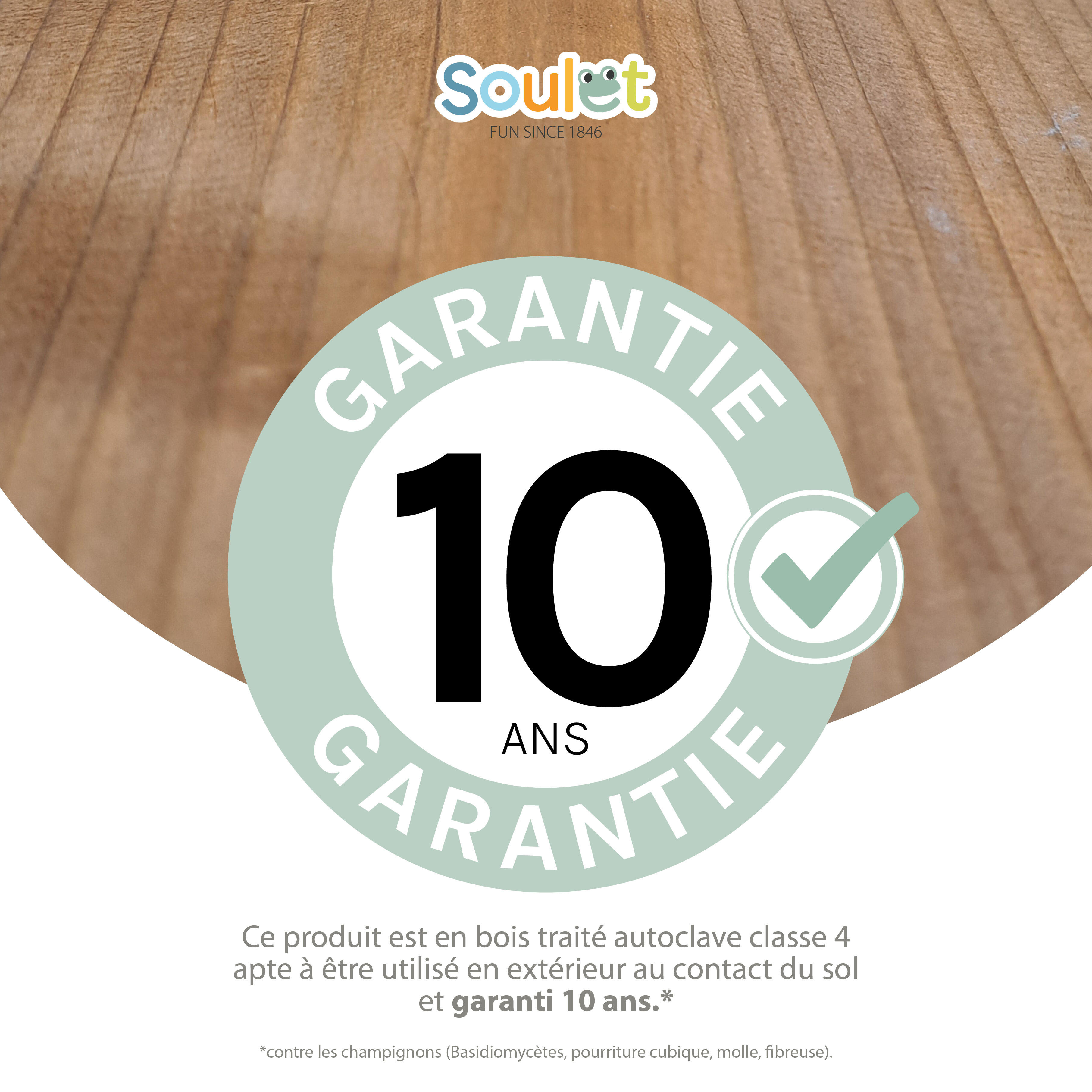 Aire de jeux en bois multi-activités Basket, Boxe, Foot, H.209 cm, ODIN, SOULET - 11