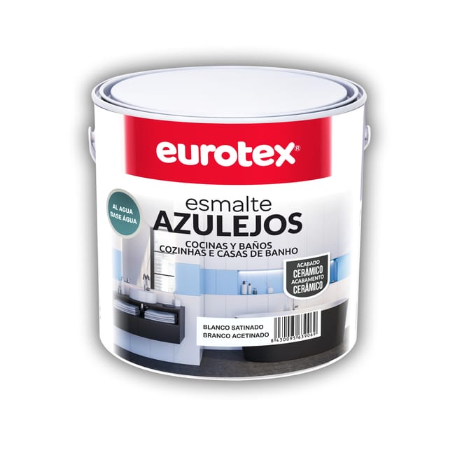 ESMALTE ACRILICO SATINADO AZULEJOS 2.5L BLANCO  - 1