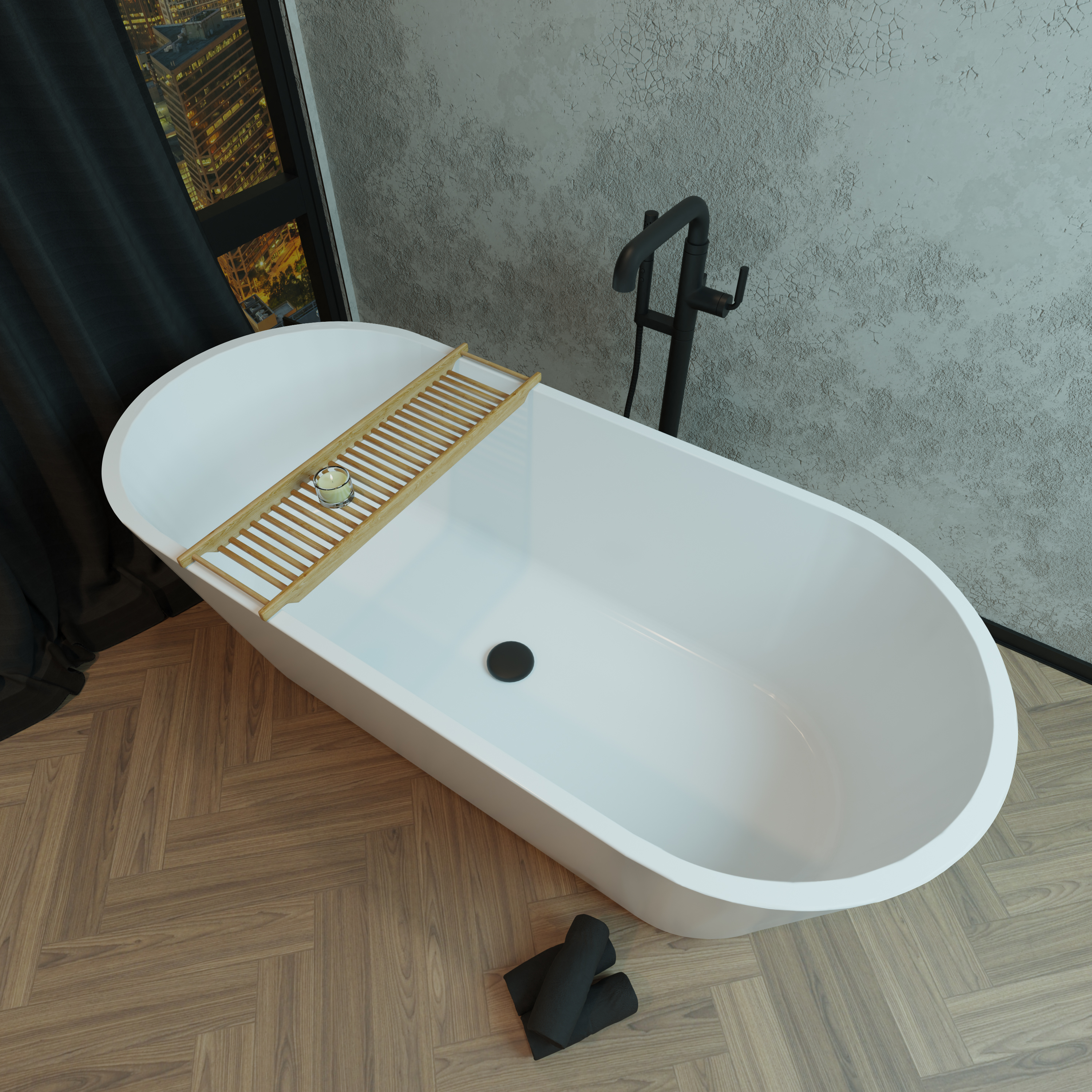 Wanna wolnostojąca Mia 149,5 x 75 Durasan - 4