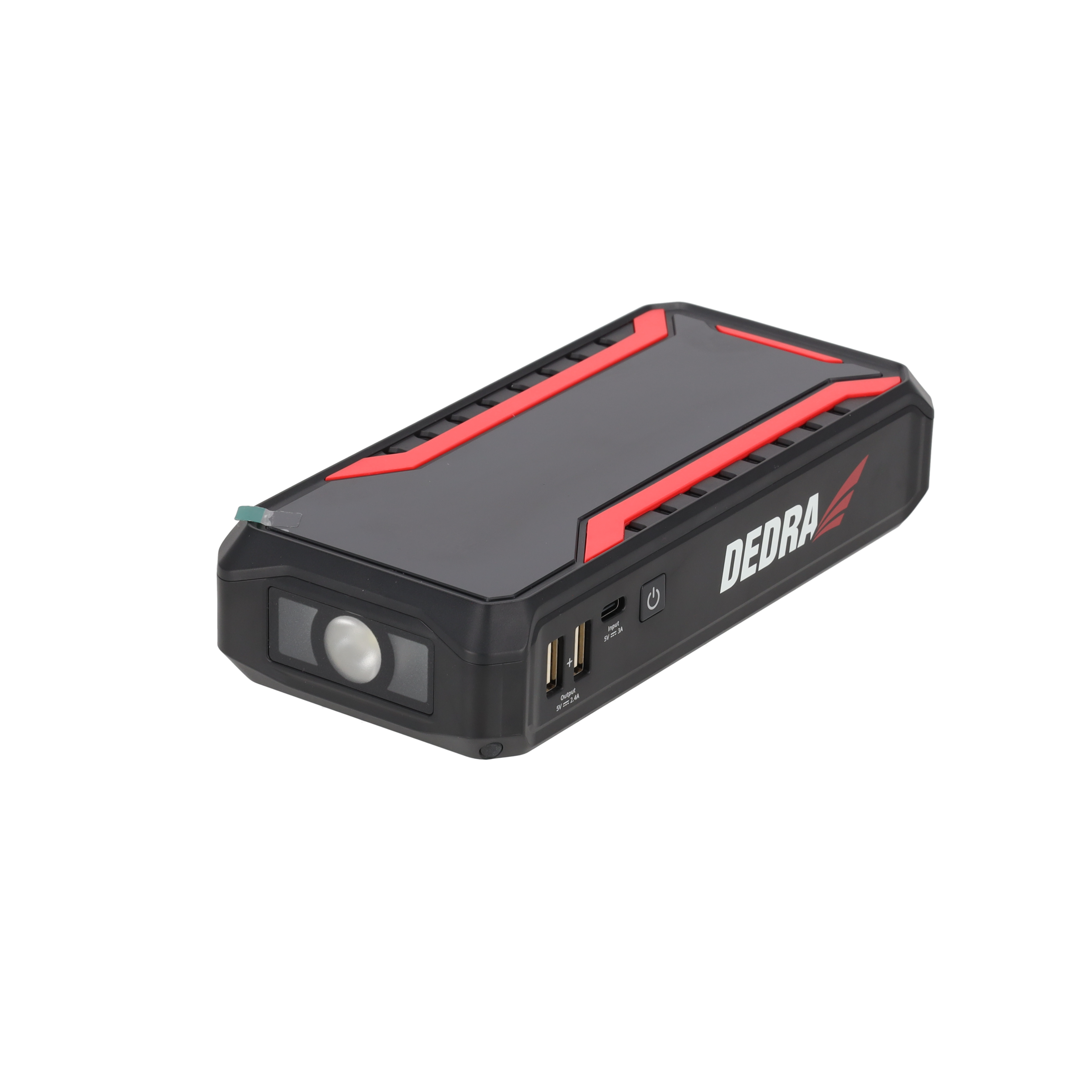 Powerbank z funkcją rozruchu silnika samochodu DEPP1201 12000m wyświetlacz LCD DEDRA