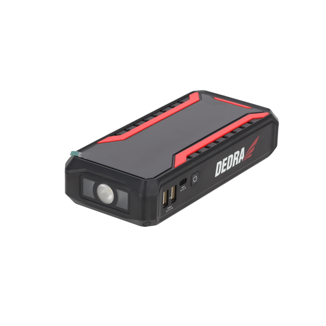 Powerbank z funkcją rozruchu silnika samochodu DEPP1201 12000m wyświetlacz LCD DEDRA