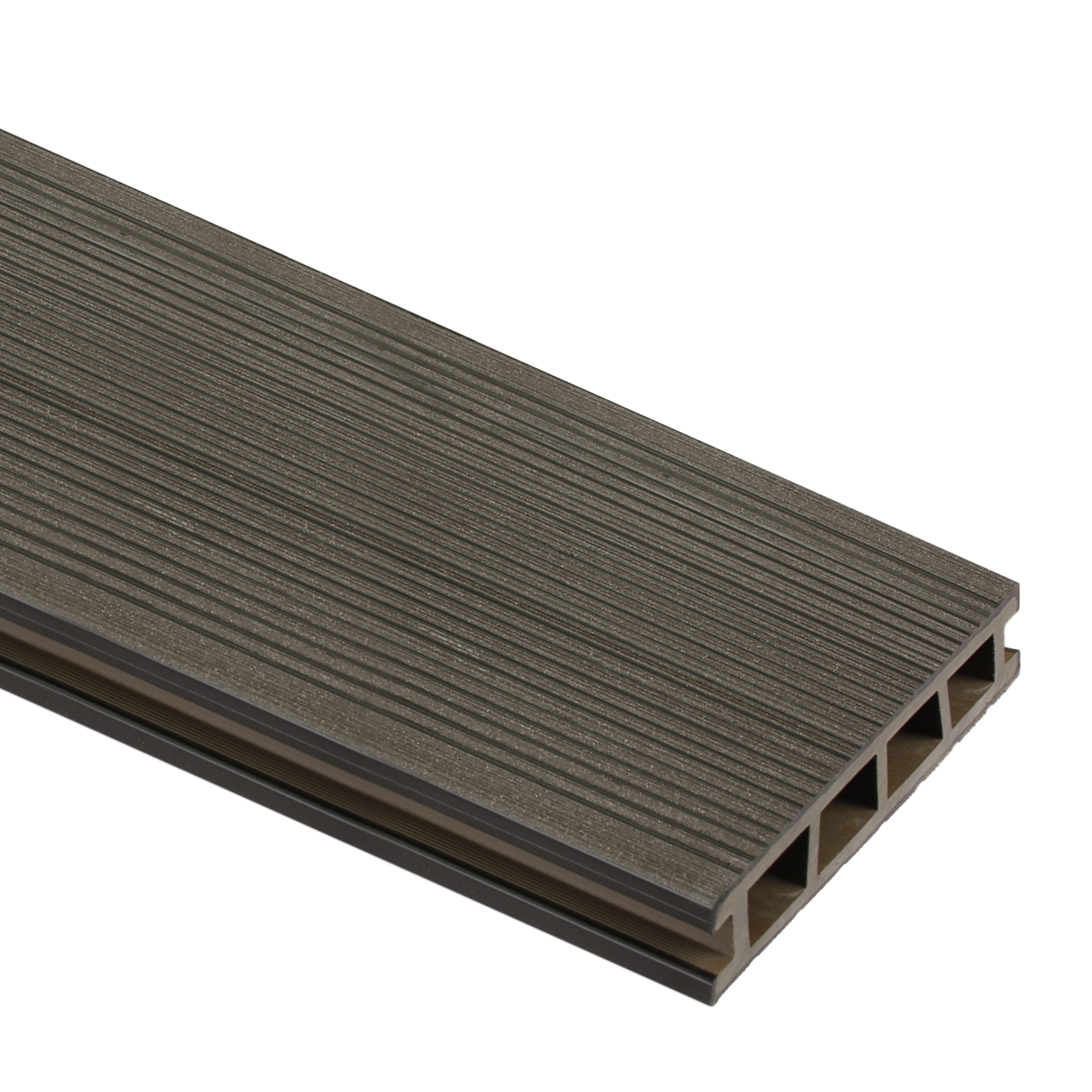 Deska tarasowa kompozytowa 15x400x2,5cm ciemny brąz Bergdeck