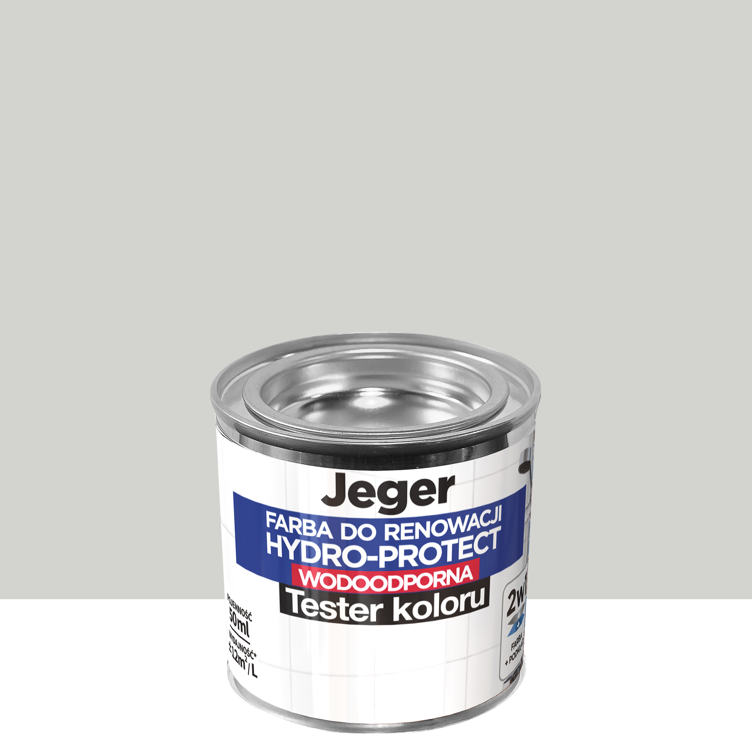 Tester farby do renowacji Hydro-Protect Platynowy 50 ml Jeger