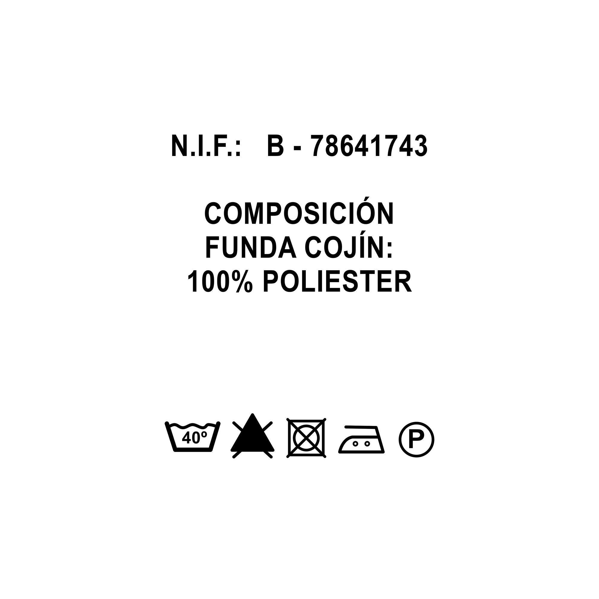 Cojín decorativo rectangular Orinoco-Matrix terciopelo poliéster liso mustard doble cara 60x40cm - 10