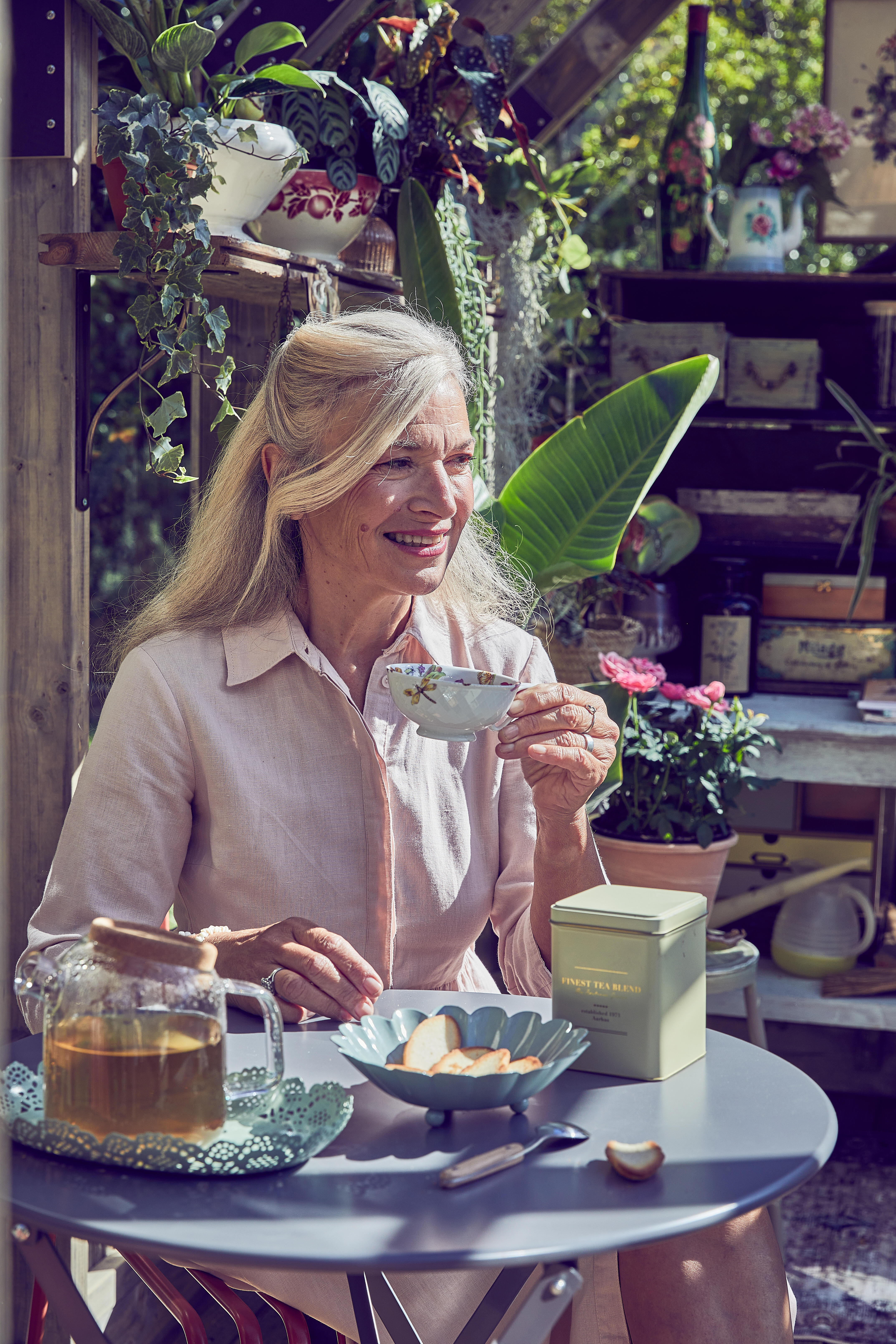 Chaise en acier design MAX terracota - 2