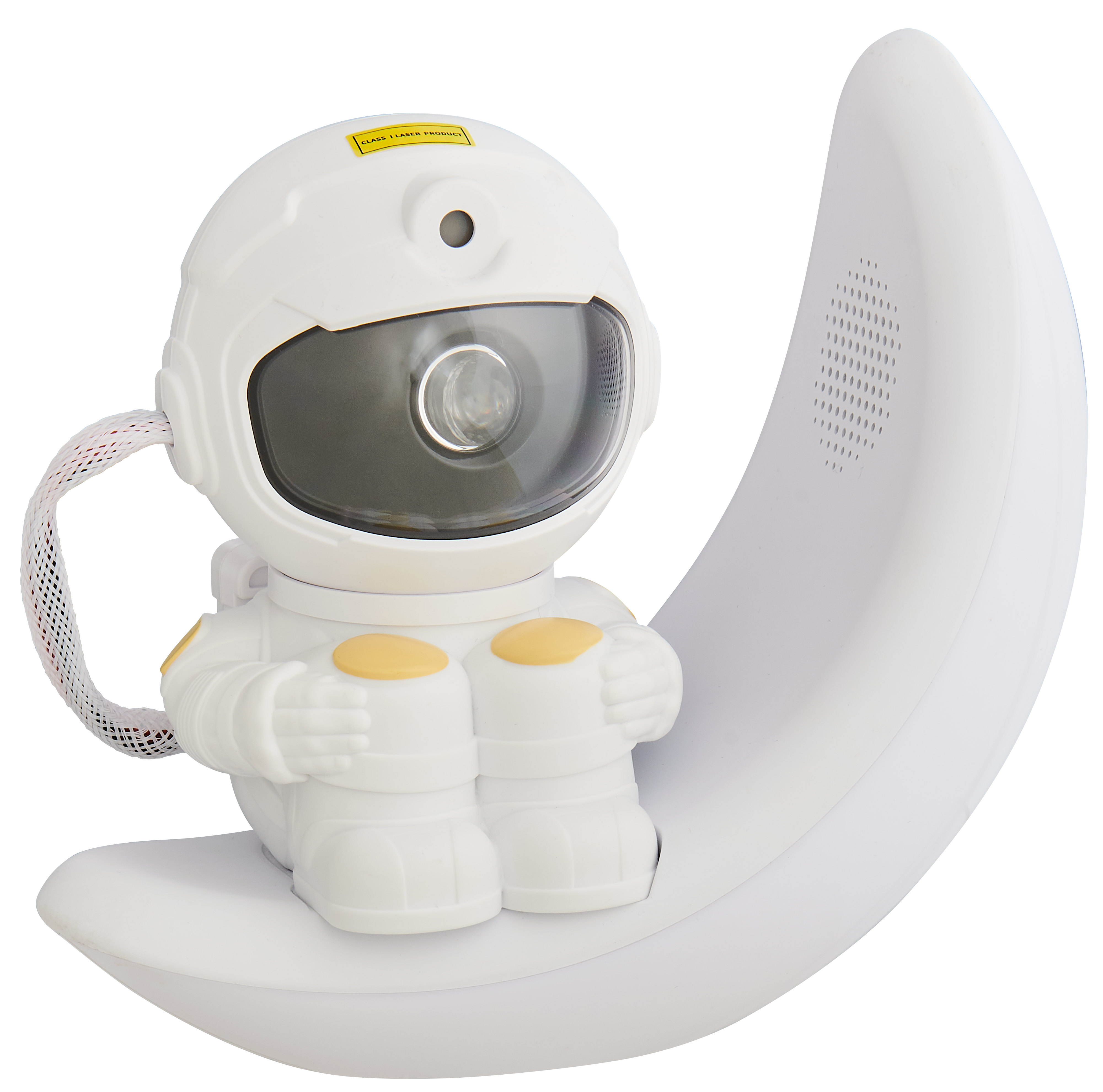 Lampa stołowa Astronauta na księżycu biała LED Evg Trade