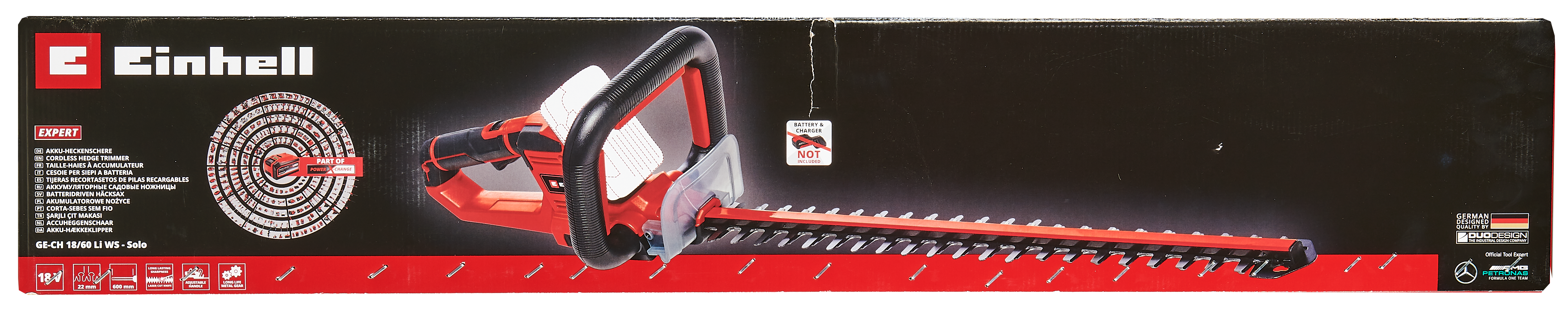 Nożyce akumulatorowe 18V 60cm GE-CH 18/60 Li WS-Solo Power X-Change Einhell - 4
