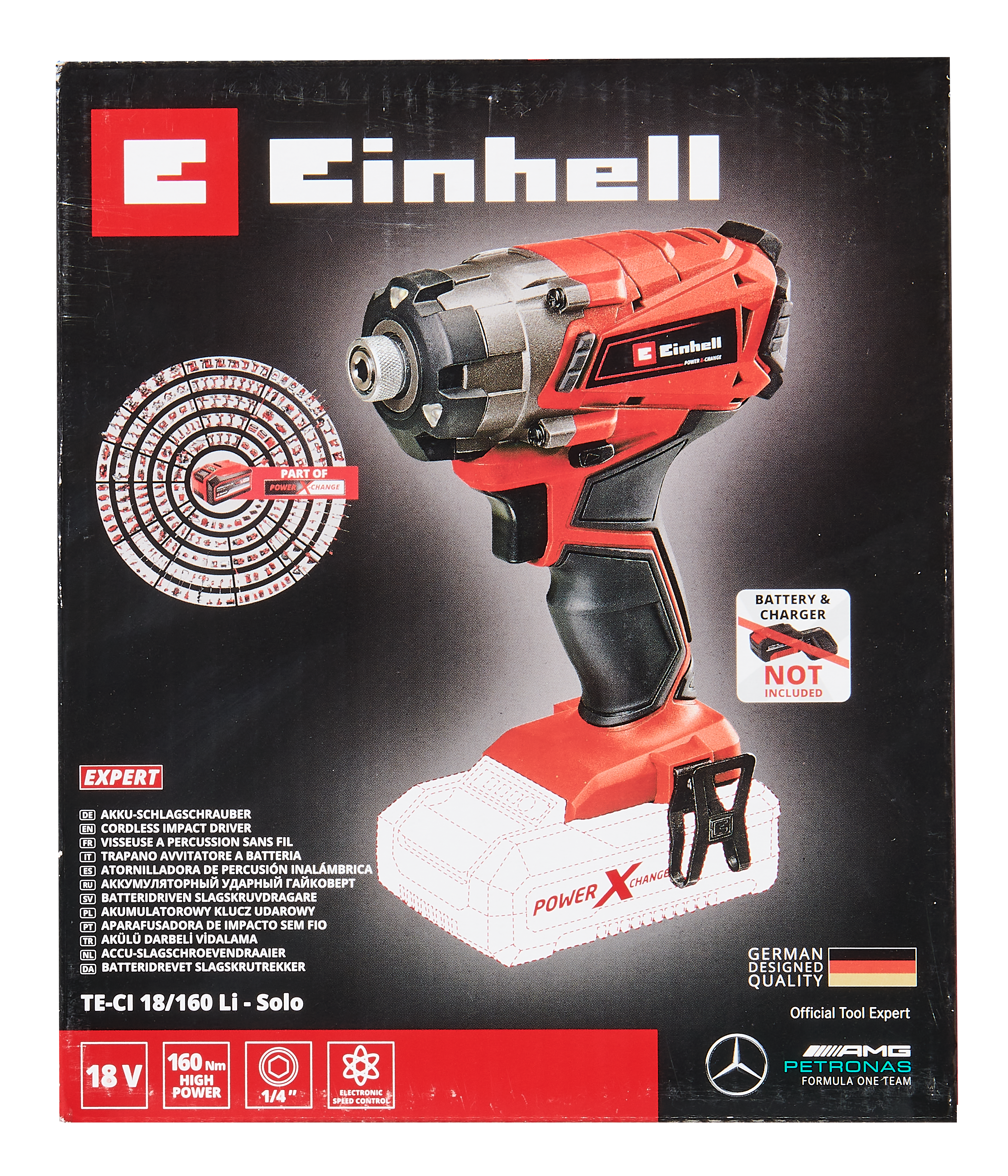 Zakrętarka akumulatorowa TE-CI 18/160 Li-Solo Power X-Change EINHELL - 2