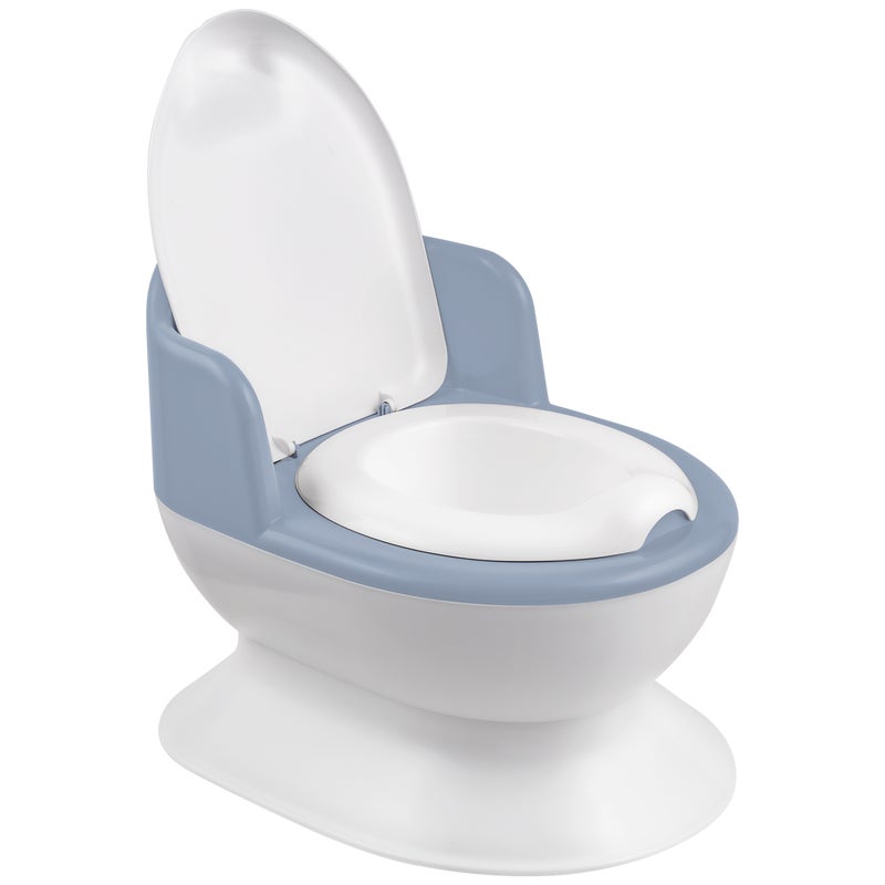 Nocnik dla dzieci z wyjmowanym pojemnikiem biało-niebieski