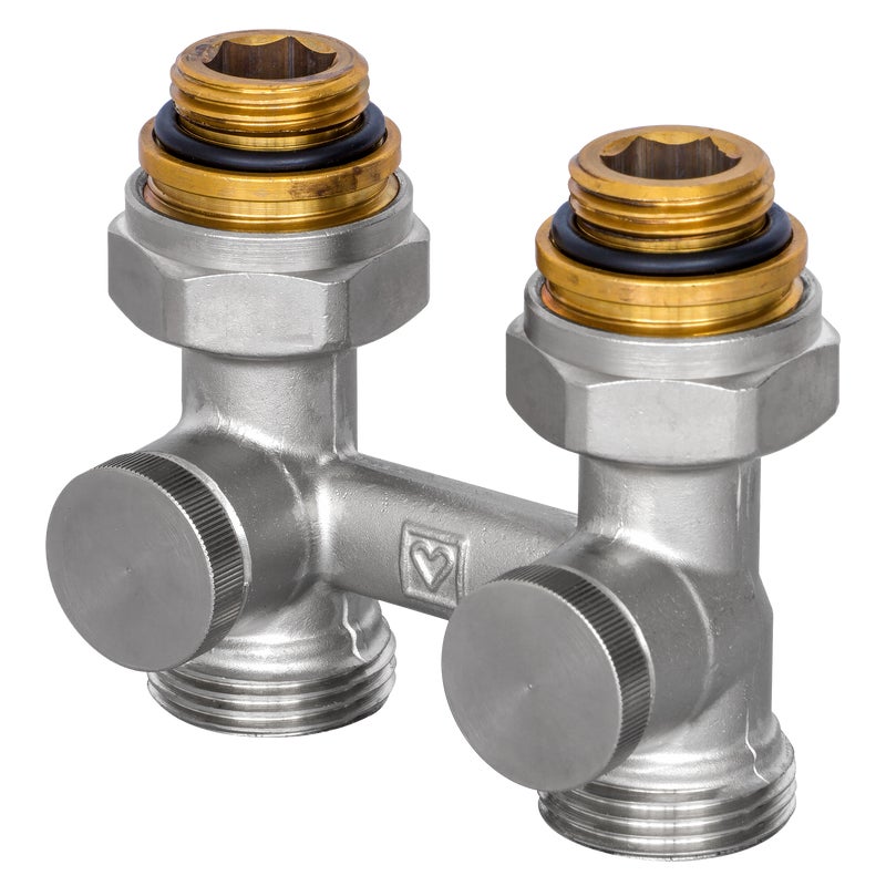 Grzejnikowy zawór PROSTY dolnozasilany 1/2" lub 3/4" HERZ