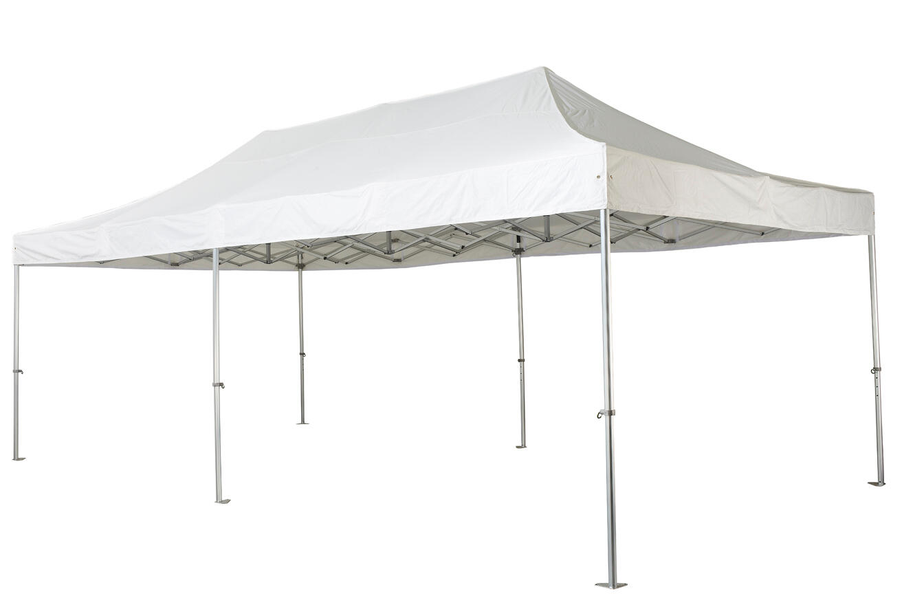Cenador de aluminio con cubierta galh-48 de 800 x 400 cm blanco