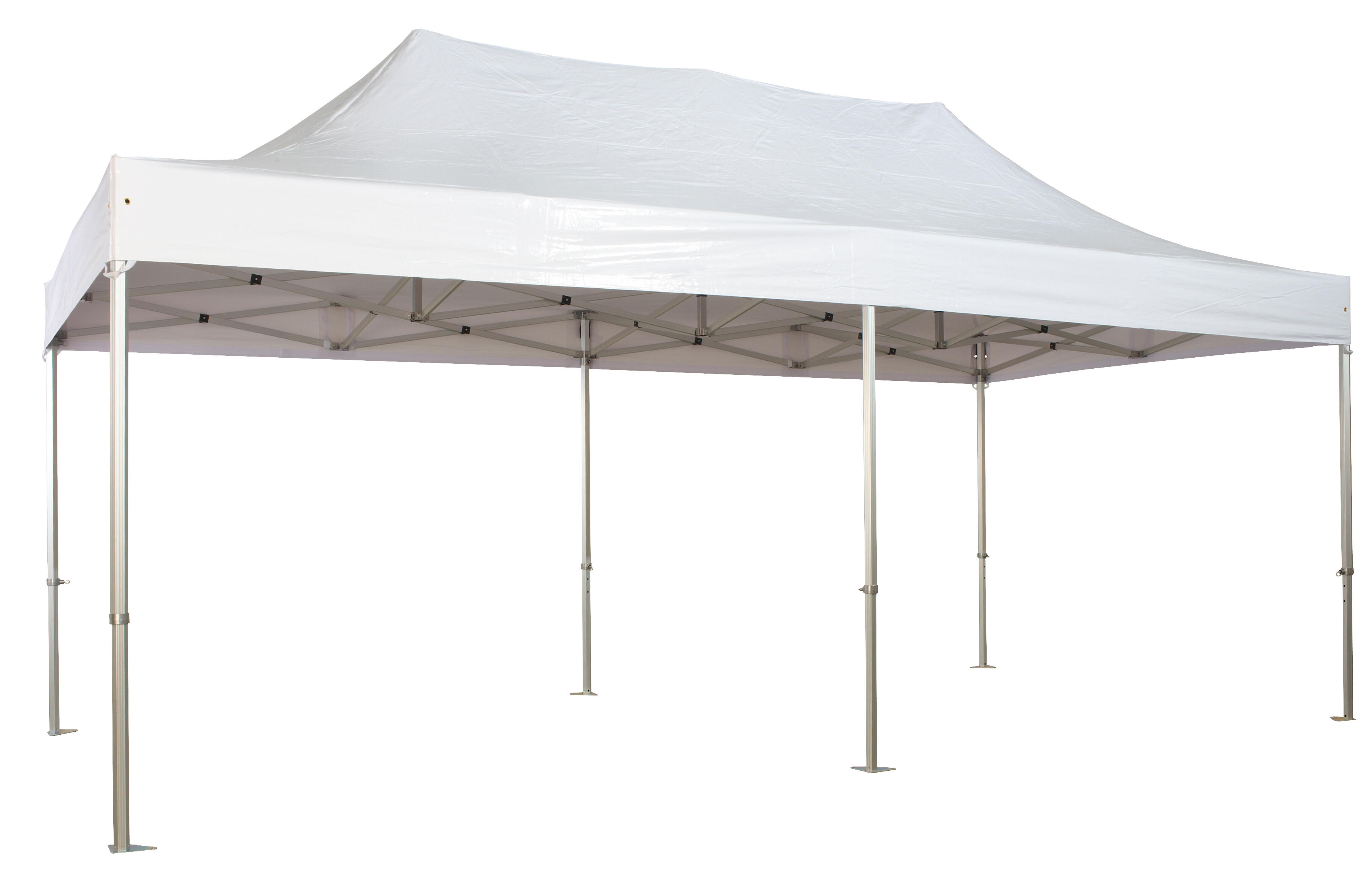 cenador de aluminio con cubierta y funda de proteccion galh de 600 x 300 cm blanco