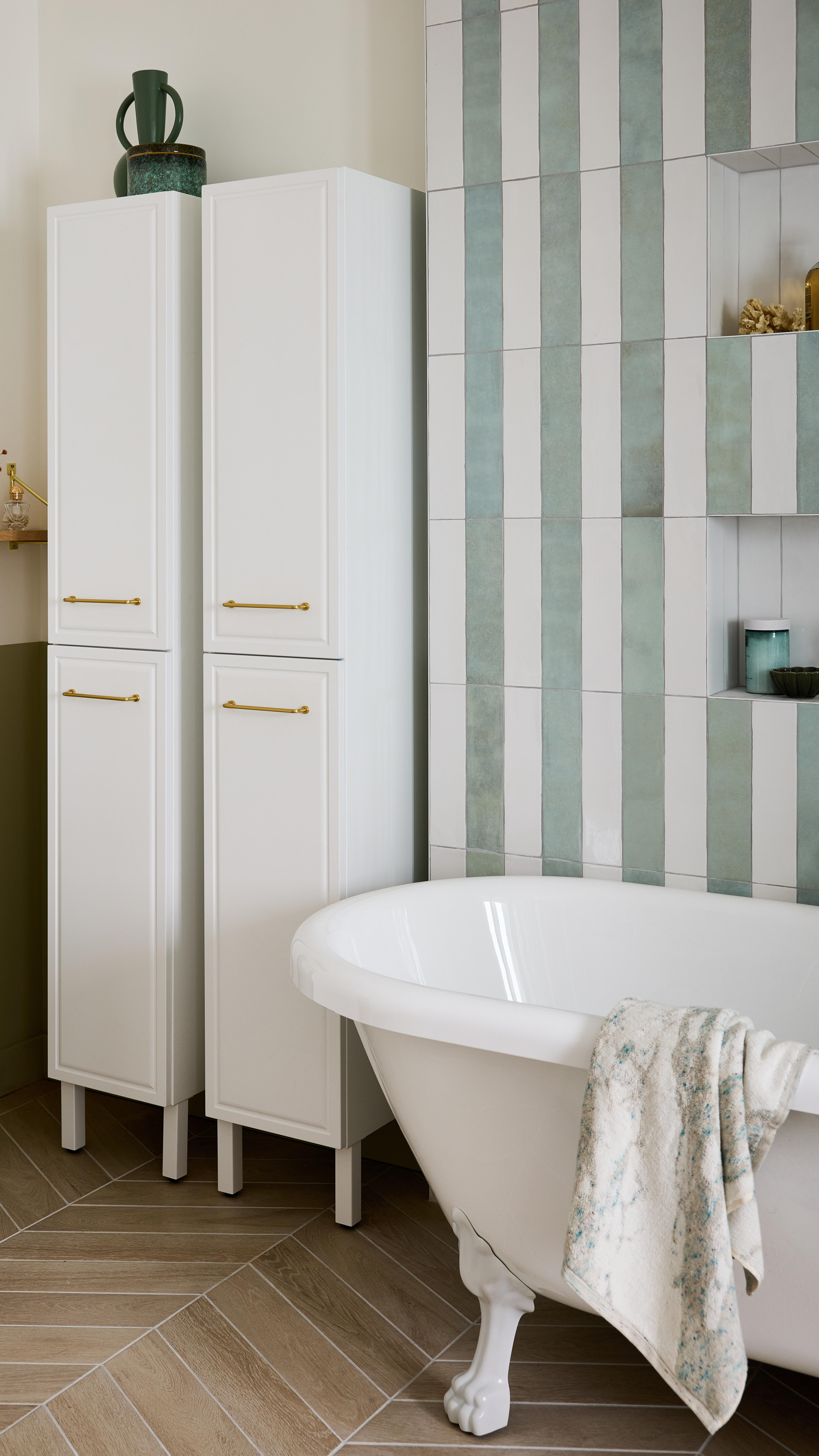 Colonne 2p l.30 x H.187.5 x P.35 cm blanc Charm - 5