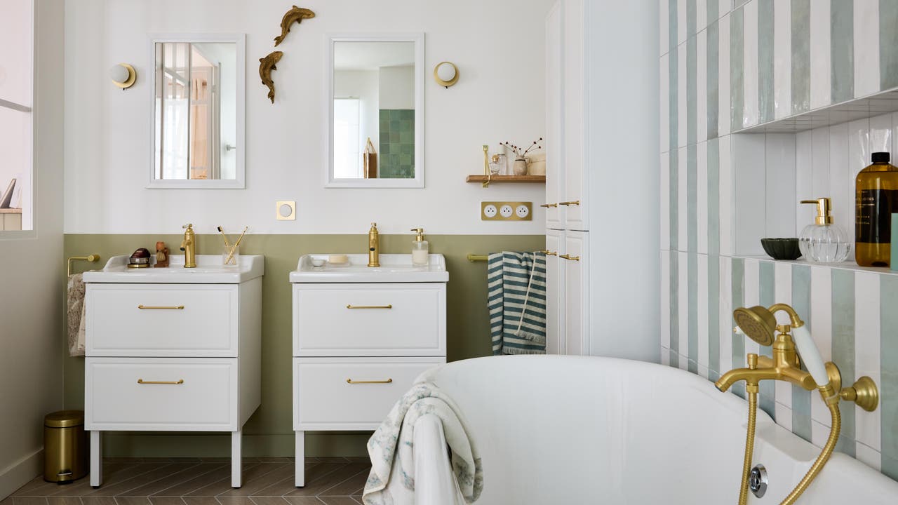 Diapositive Une salle de bains pleine de charme