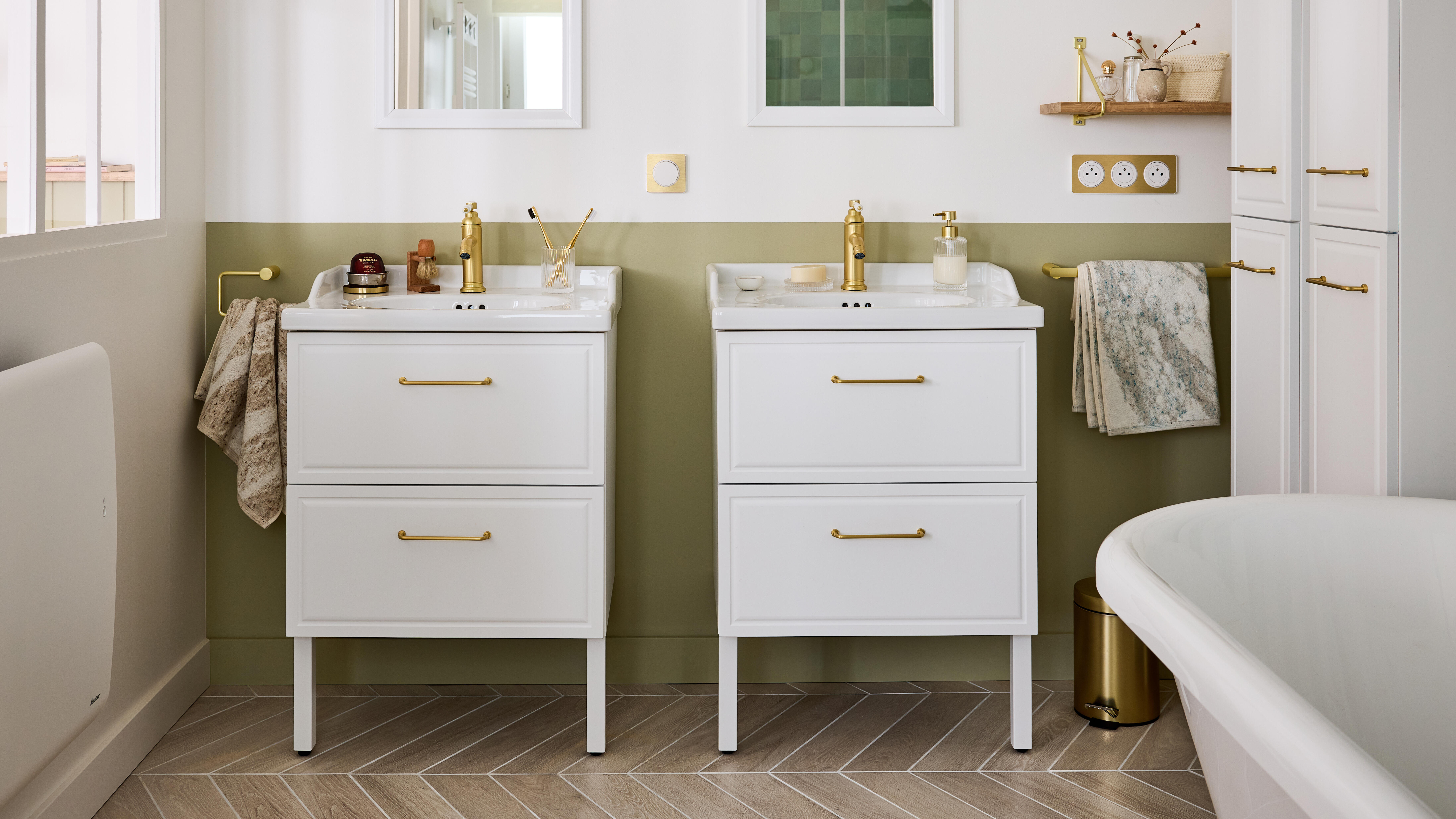 Plan simple vasque Céramique Charm l.61.8 x P.49.7 x h.19.8 cm/vidage inclus - 4