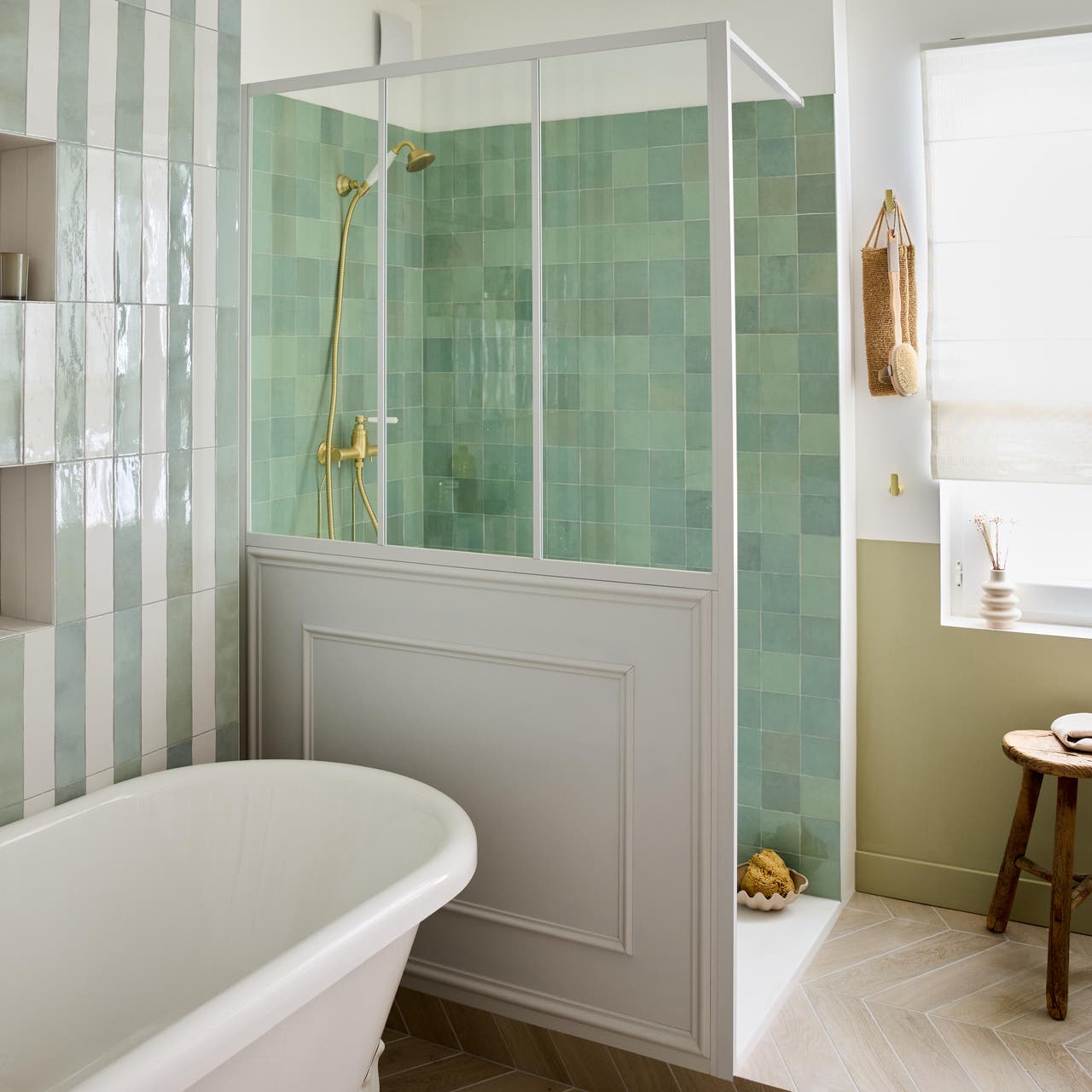 Diapositive Une salle de bains apaisante