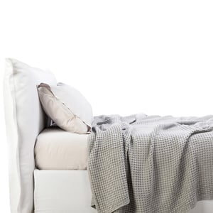 Degrees Home - COLLEZIONE - Lenzuolo con angoli 135 x 190 x 33 - Regolabile - Microfibra poliestere garzata - Blu