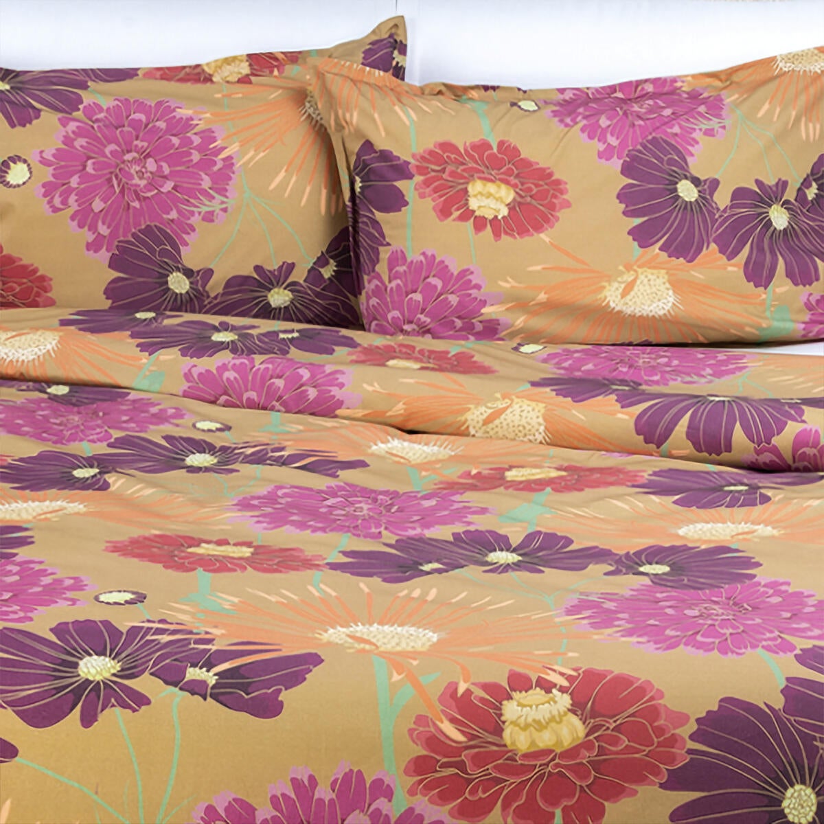 Copripiumino con cerniera doppio Antibes multicolore in cotone 200 x 255 cm - 9