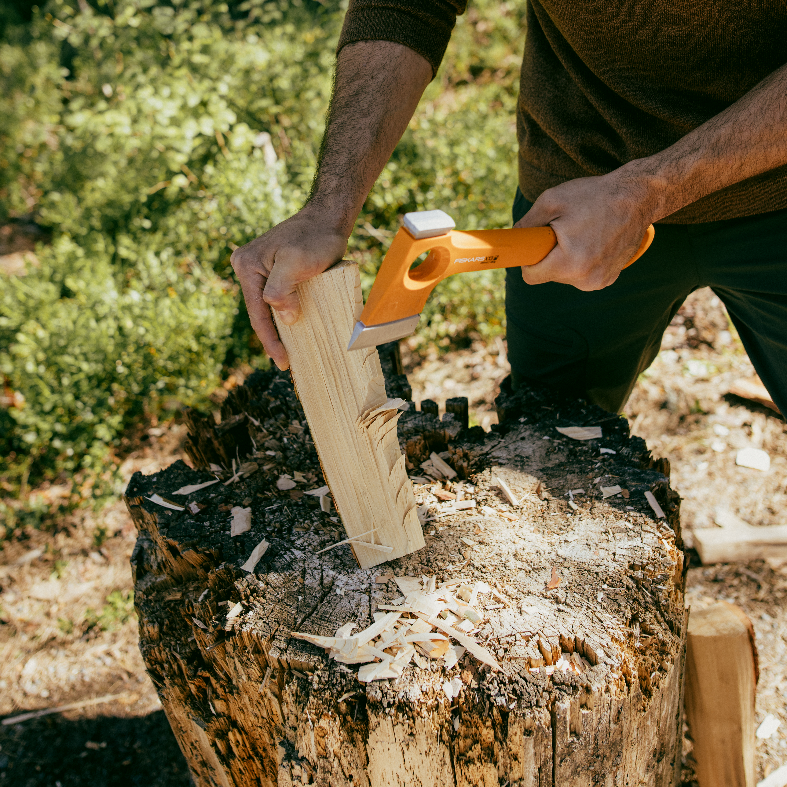 Siekiera Fiskars X13 ciesielska 0.4 kg 33.5 cm - 6