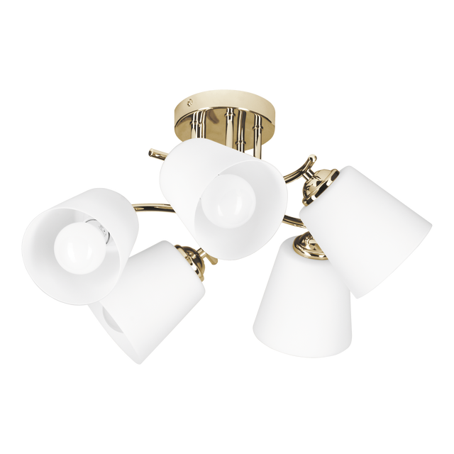 Lampa wisząca Emily złota 5 x E27 Activejet