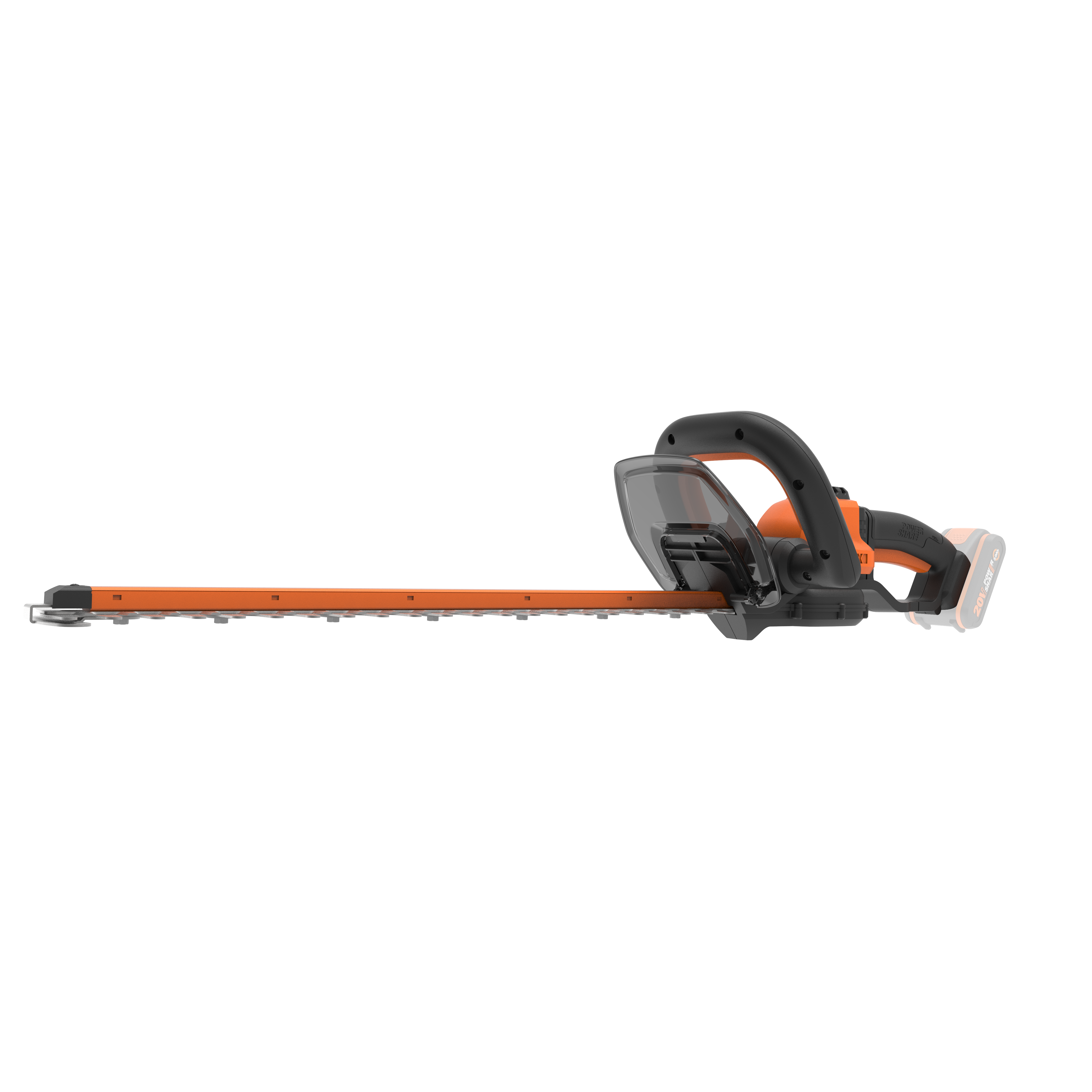 Tagliasiepi a batteria in abs WORX Powershare lama da 56 cm 20 V batteria non inclusa con guaina protettiva - 4
